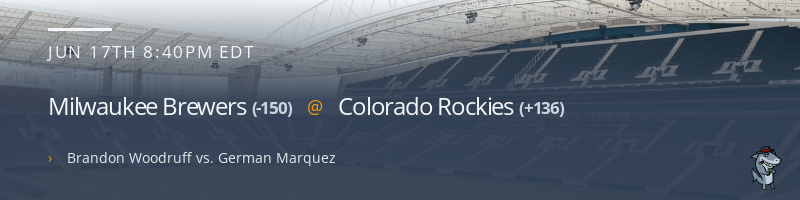 Milwaukee Brewers @ Colorado Rockies - June 17, 2021