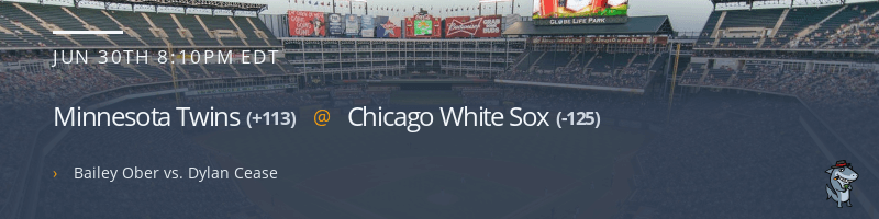 Minnesota Twins @ Chicago White Sox - June 30, 2021