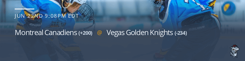 Montreal Canadiens vs. Vegas Golden Knights - June 22, 2021