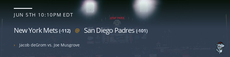 New York Mets @ San Diego Padres - June 5, 2021