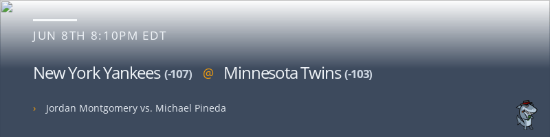 New York Yankees @ Minnesota Twins - June 8, 2021