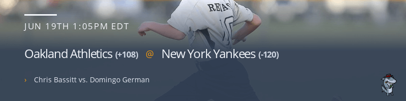 Oakland Athletics @ New York Yankees - June 19, 2021