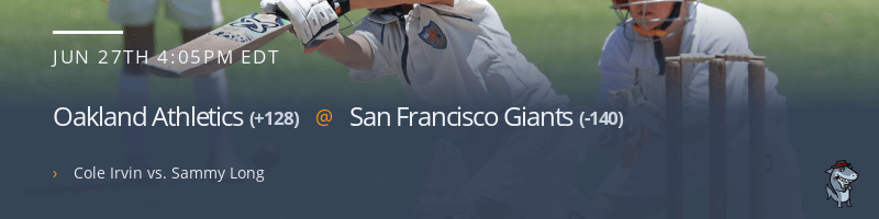 Oakland Athletics @ San Francisco Giants - June 27, 2021