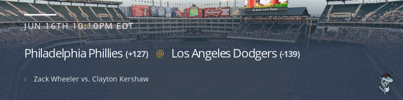 Philadelphia Phillies @ Los Angeles Dodgers - June 16, 2021