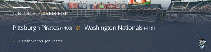 Pittsburgh Pirates @ Washington Nationals - June 14, 2021