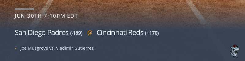 San Diego Padres @ Cincinnati Reds - June 30, 2021