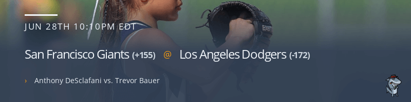 San Francisco Giants @ Los Angeles Dodgers - June 28, 2021