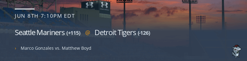 Seattle Mariners @ Detroit Tigers - June 8, 2021
