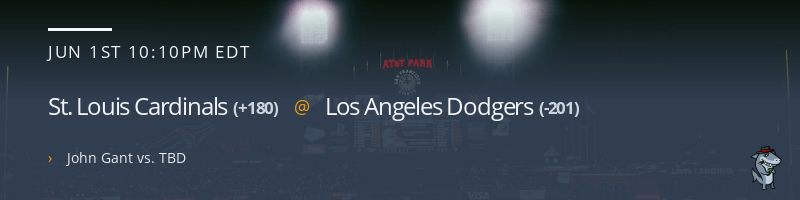 St. Louis Cardinals @ Los Angeles Dodgers - June 1, 2021