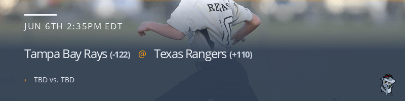 Tampa Bay Rays @ Texas Rangers - June 6, 2021