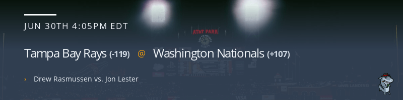 Tampa Bay Rays @ Washington Nationals - June 30, 2021