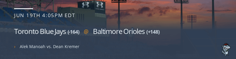 Toronto Blue Jays @ Baltimore Orioles - June 19, 2021