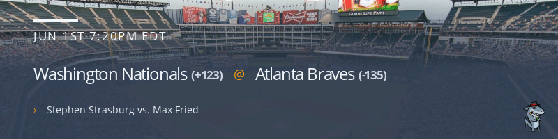 Washington Nationals @ Atlanta Braves - June 1, 2021