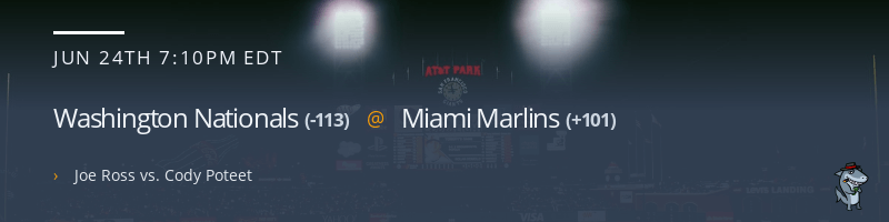 Washington Nationals @ Miami Marlins - June 24, 2021