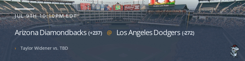 Arizona Diamondbacks @ Los Angeles Dodgers - July 9, 2021