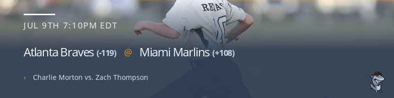 Atlanta Braves @ Miami Marlins - July 9, 2021