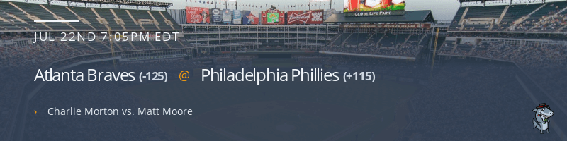 Atlanta Braves @ Philadelphia Phillies - July 22, 2021