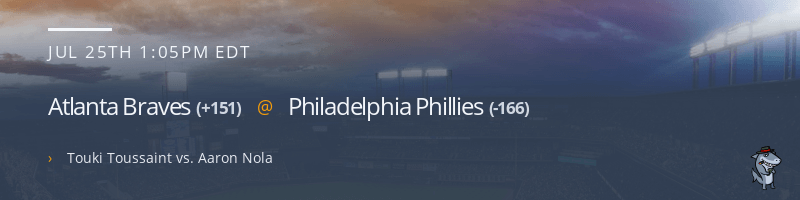 Atlanta Braves @ Philadelphia Phillies - July 25, 2021