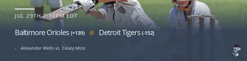 Baltimore Orioles @ Detroit Tigers - July 29, 2021