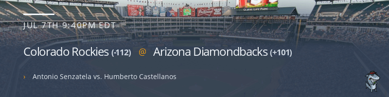 Colorado Rockies @ Arizona Diamondbacks - July 7, 2021