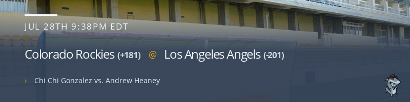 Colorado Rockies @ Los Angeles Angels - July 28, 2021