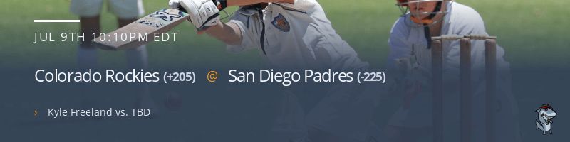 Colorado Rockies @ San Diego Padres - July 9, 2021