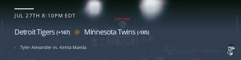 Detroit Tigers @ Minnesota Twins - July 27, 2021