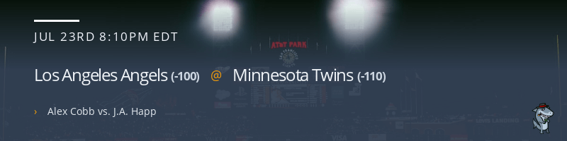 Los Angeles Angels @ Minnesota Twins - July 23, 2021