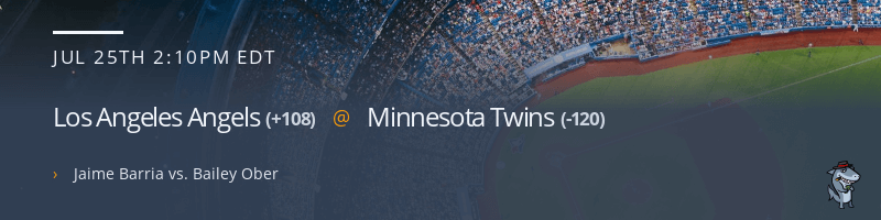 Los Angeles Angels @ Minnesota Twins - July 25, 2021