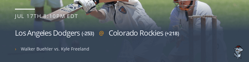 Los Angeles Dodgers @ Colorado Rockies - July 17, 2021