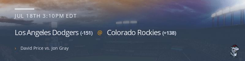 Los Angeles Dodgers @ Colorado Rockies - July 18, 2021