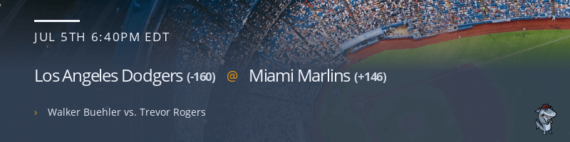 Los Angeles Dodgers @ Miami Marlins - July 5, 2021