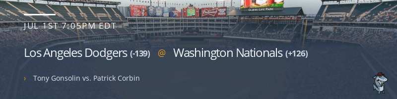 Los Angeles Dodgers @ Washington Nationals - July 1, 2021