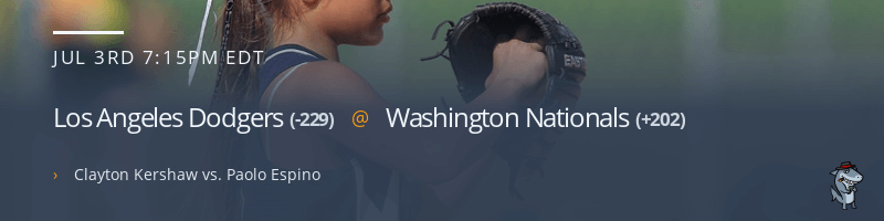 Los Angeles Dodgers @ Washington Nationals - July 3, 2021