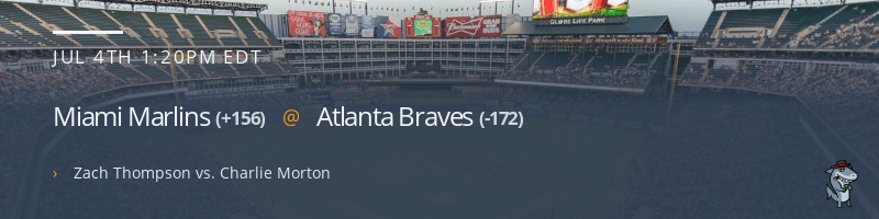 Miami Marlins @ Atlanta Braves - July 4, 2021