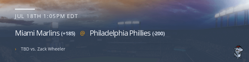 Miami Marlins @ Philadelphia Phillies - July 18, 2021