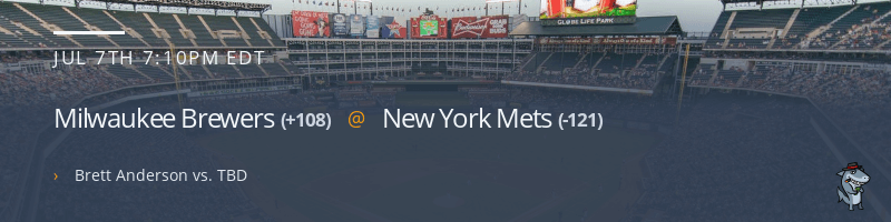 Milwaukee Brewers @ New York Mets - July 7, 2021