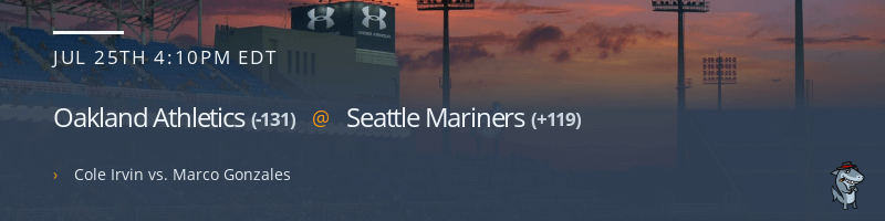 Oakland Athletics @ Seattle Mariners - July 25, 2021