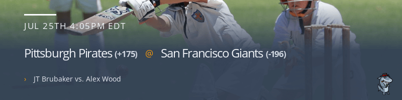 Pittsburgh Pirates @ San Francisco Giants - July 25, 2021