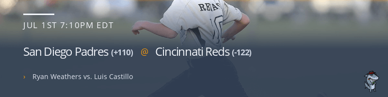 San Diego Padres @ Cincinnati Reds - July 1, 2021