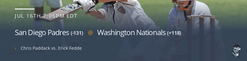 San Diego Padres @ Washington Nationals - July 16, 2021