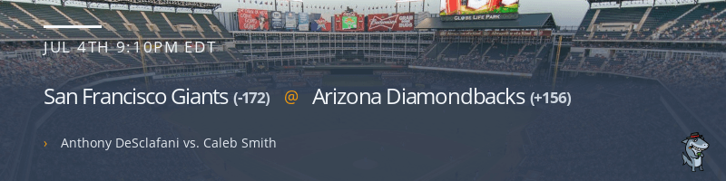 San Francisco Giants @ Arizona Diamondbacks - July 4, 2021