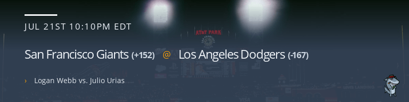 San Francisco Giants @ Los Angeles Dodgers - July 21, 2021