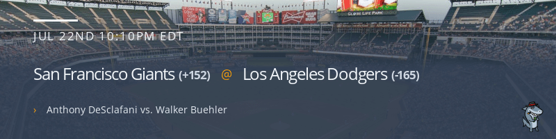 San Francisco Giants @ Los Angeles Dodgers - July 22, 2021