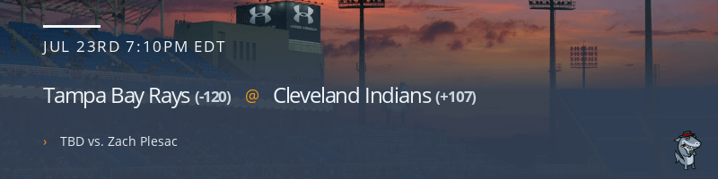 Tampa Bay Rays @ Cleveland Indians - July 23, 2021