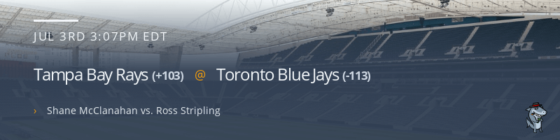 Tampa Bay Rays @ Toronto Blue Jays - July 3, 2021