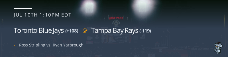 Toronto Blue Jays @ Tampa Bay Rays - July 10, 2021