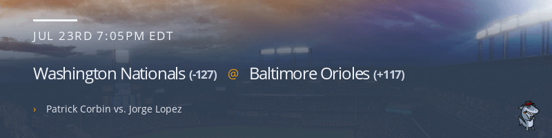 Washington Nationals @ Baltimore Orioles - July 23, 2021