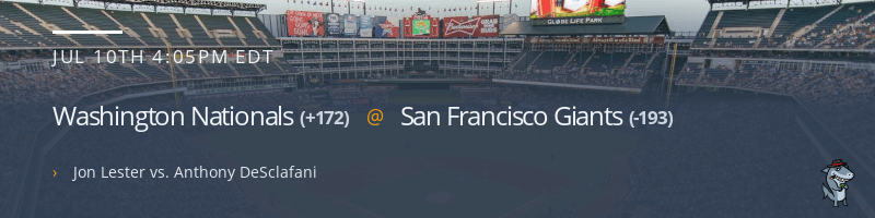 Washington Nationals @ San Francisco Giants - July 10, 2021