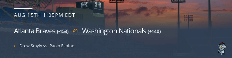 Atlanta Braves @ Washington Nationals - August 15, 2021